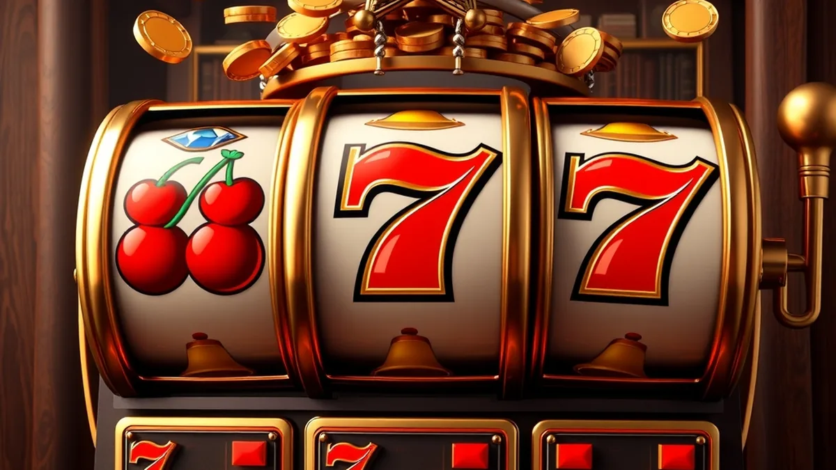 Rouleaux de machine à sous avec gemmes et fruits du casino Lizaro